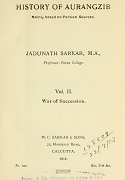History Of Aurangzib By Jadunath Sarkar